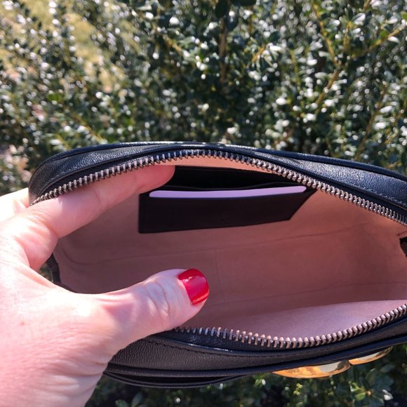 Gucci Black Clutch with Gold Logo - Picture 3 of 7